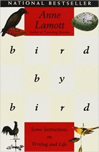 The excellent "Bird by Bird" by Anne Lamott. I refer to this all the time. For my writing sanity, you know. Source: Amazon.com